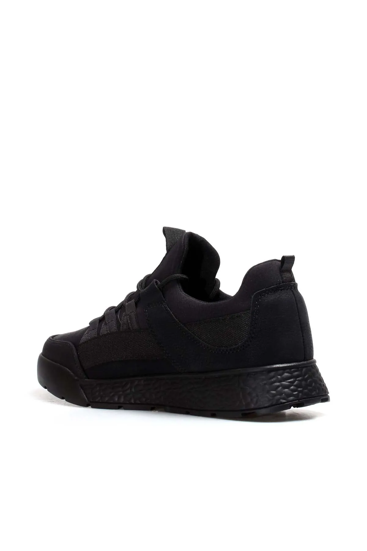 Men's Black Casual Running Shoes - Wessi