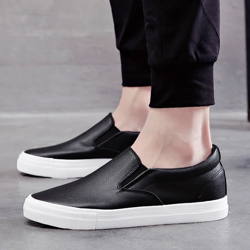 Men's casual leather shoes