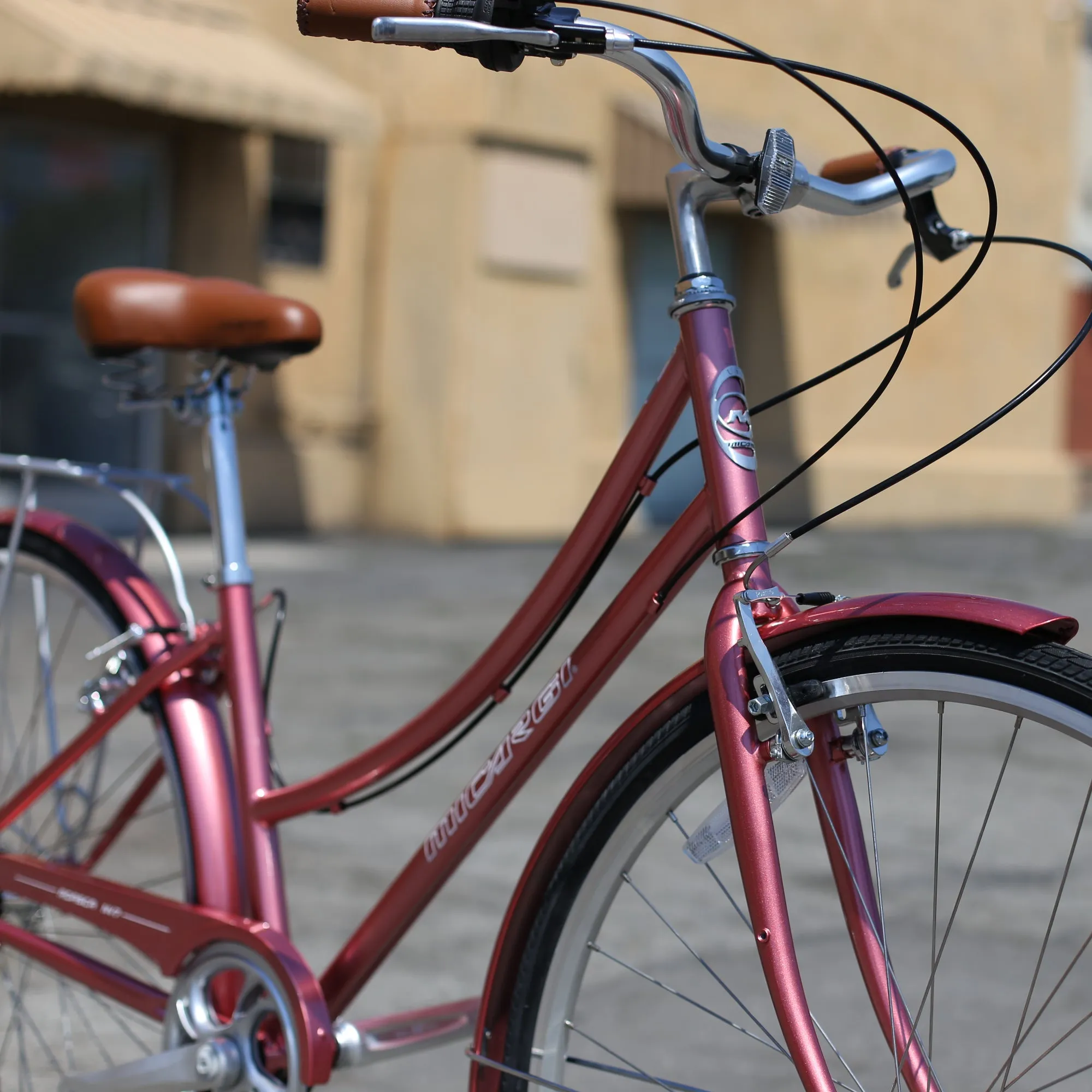 Micargi Roasca V7 Women City Cruiser 700c 7 speed City Bicycle Hybrid -Live4Bikes
