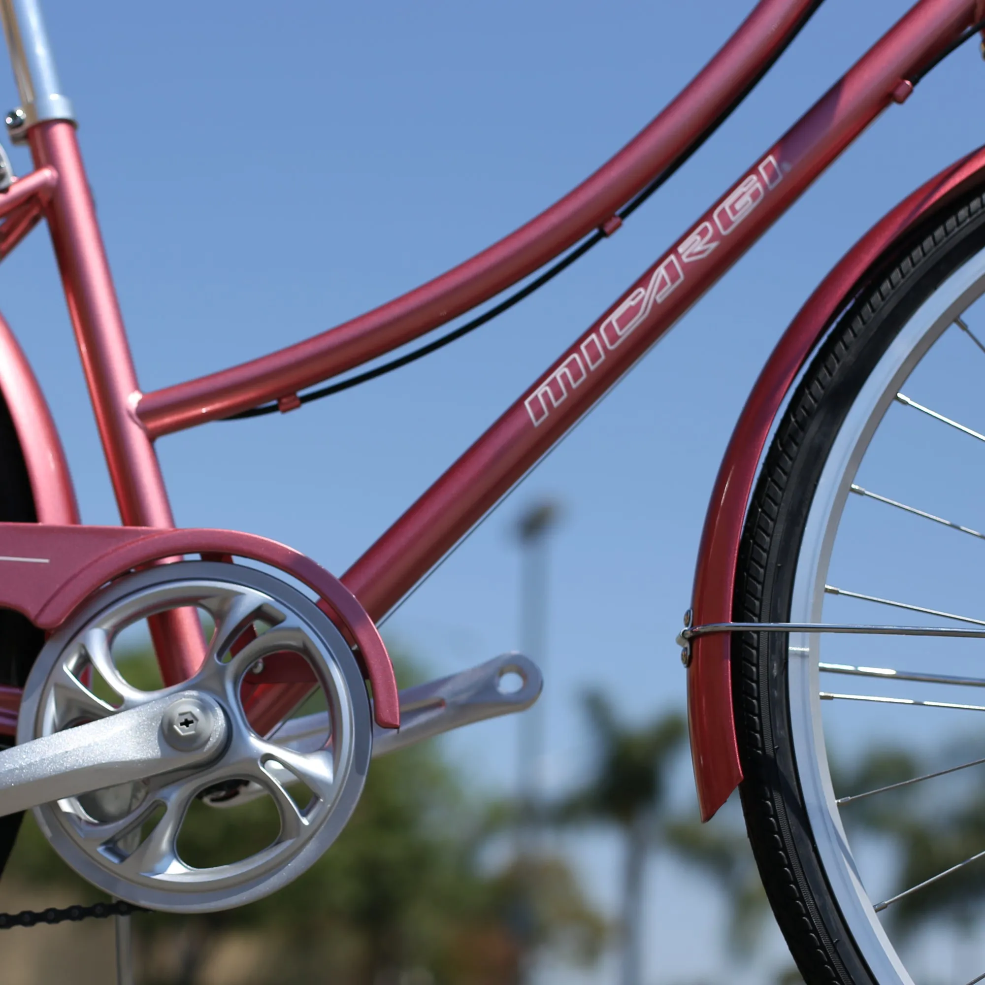 Micargi Roasca V7 Women City Cruiser 700c 7 speed City Bicycle Hybrid -Live4Bikes