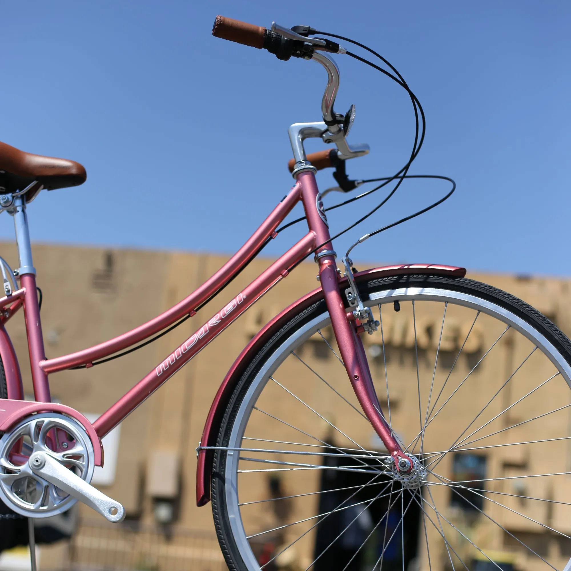 Micargi Roasca V7 Women City Cruiser 700c 7 speed City Bicycle Hybrid -Live4Bikes