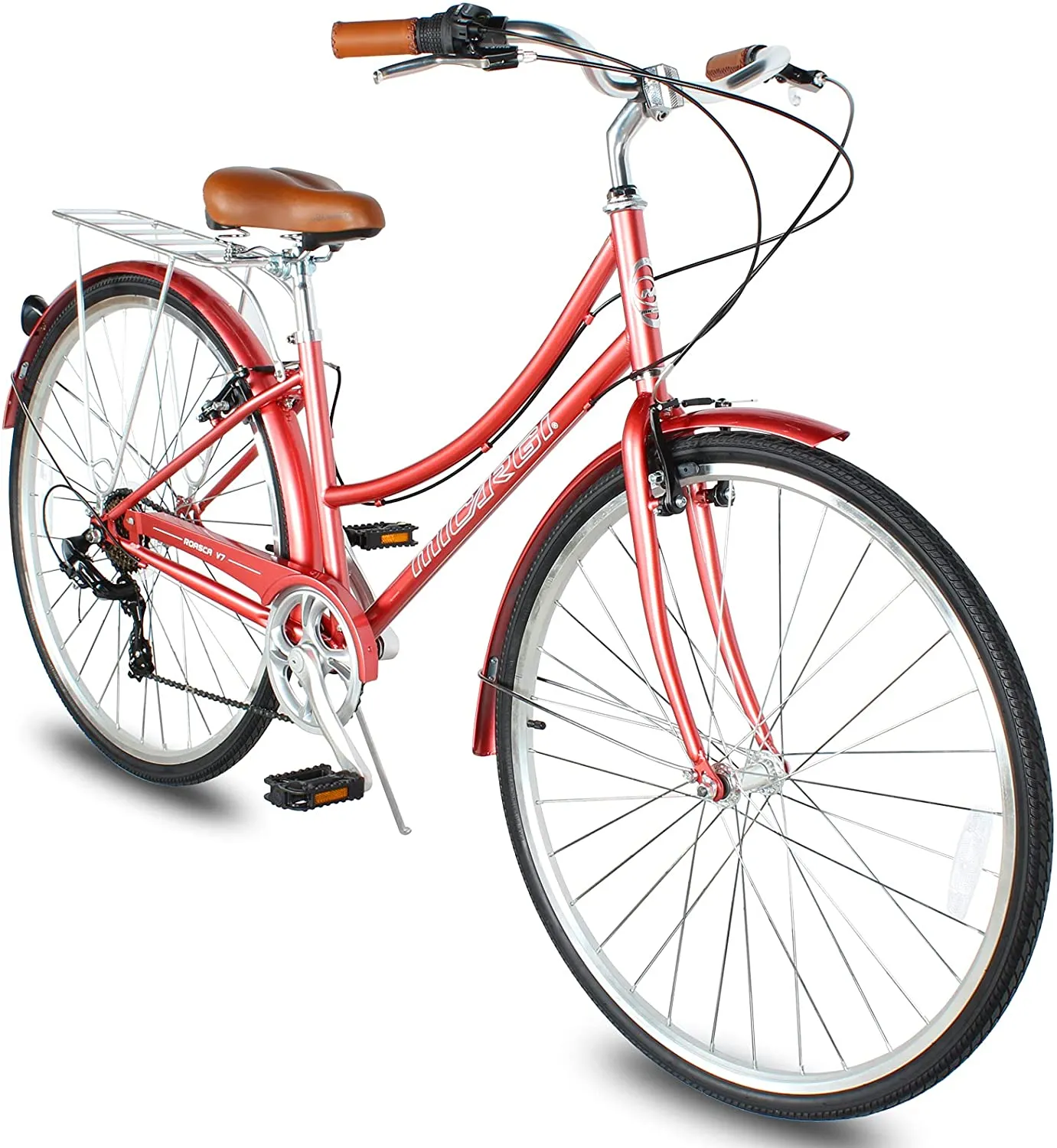 Micargi Roasca V7 Women City Cruiser 700c 7 speed City Bicycle Hybrid -Live4Bikes