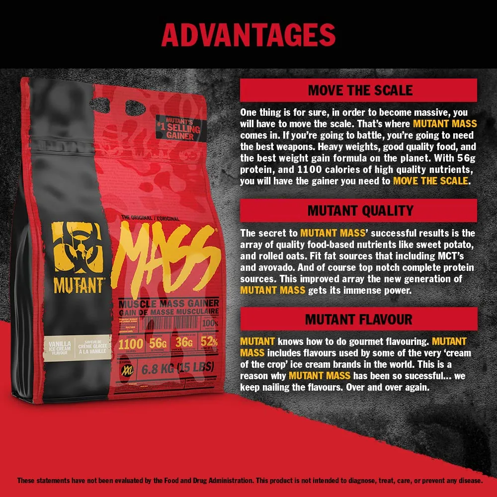 Mutant Mass Gainers - 6.8 kg (Triple Chocolate)