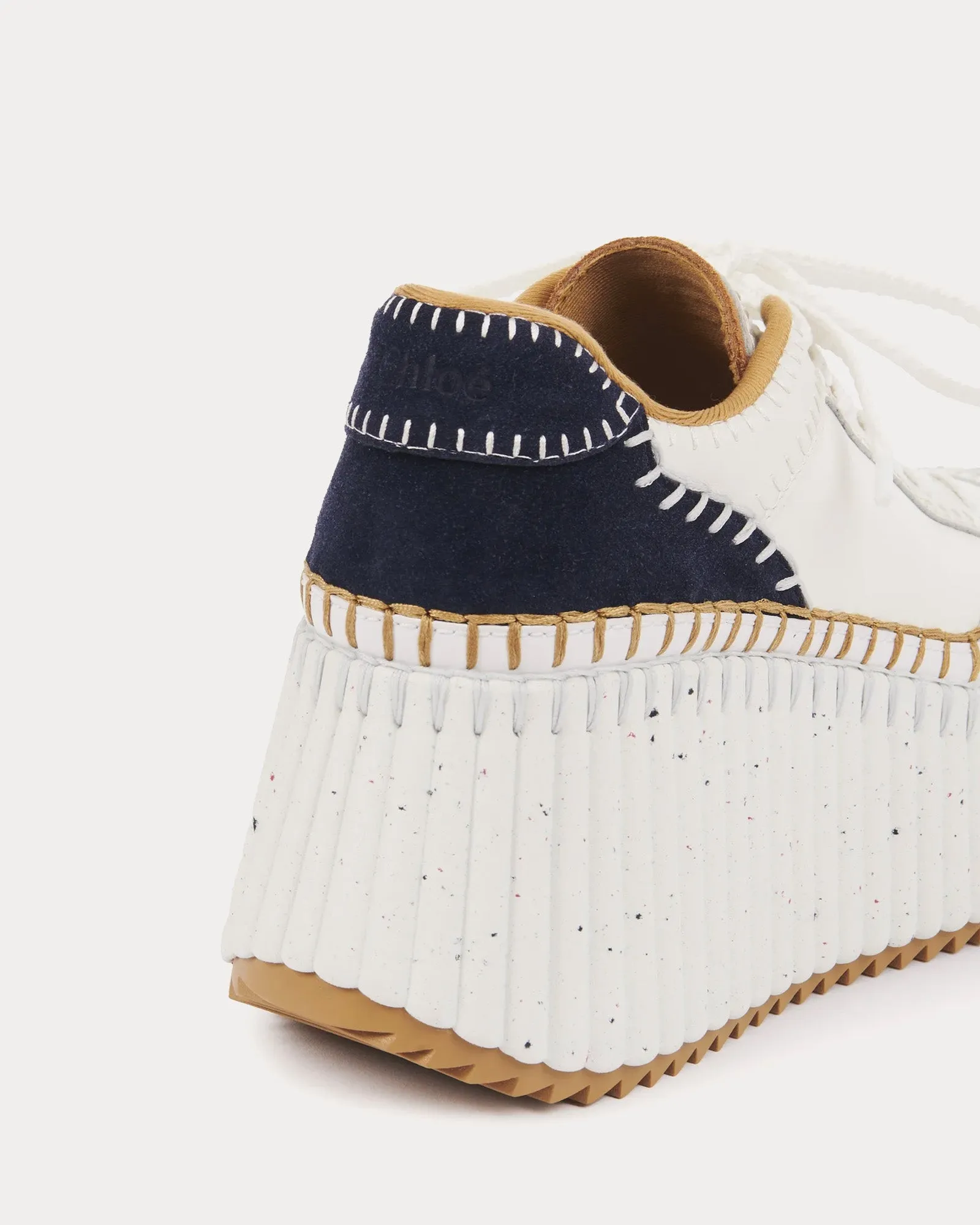 Nama Wedge Royal Navy Low Top Sneakers