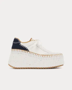 Nama Wedge Royal Navy Low Top Sneakers
