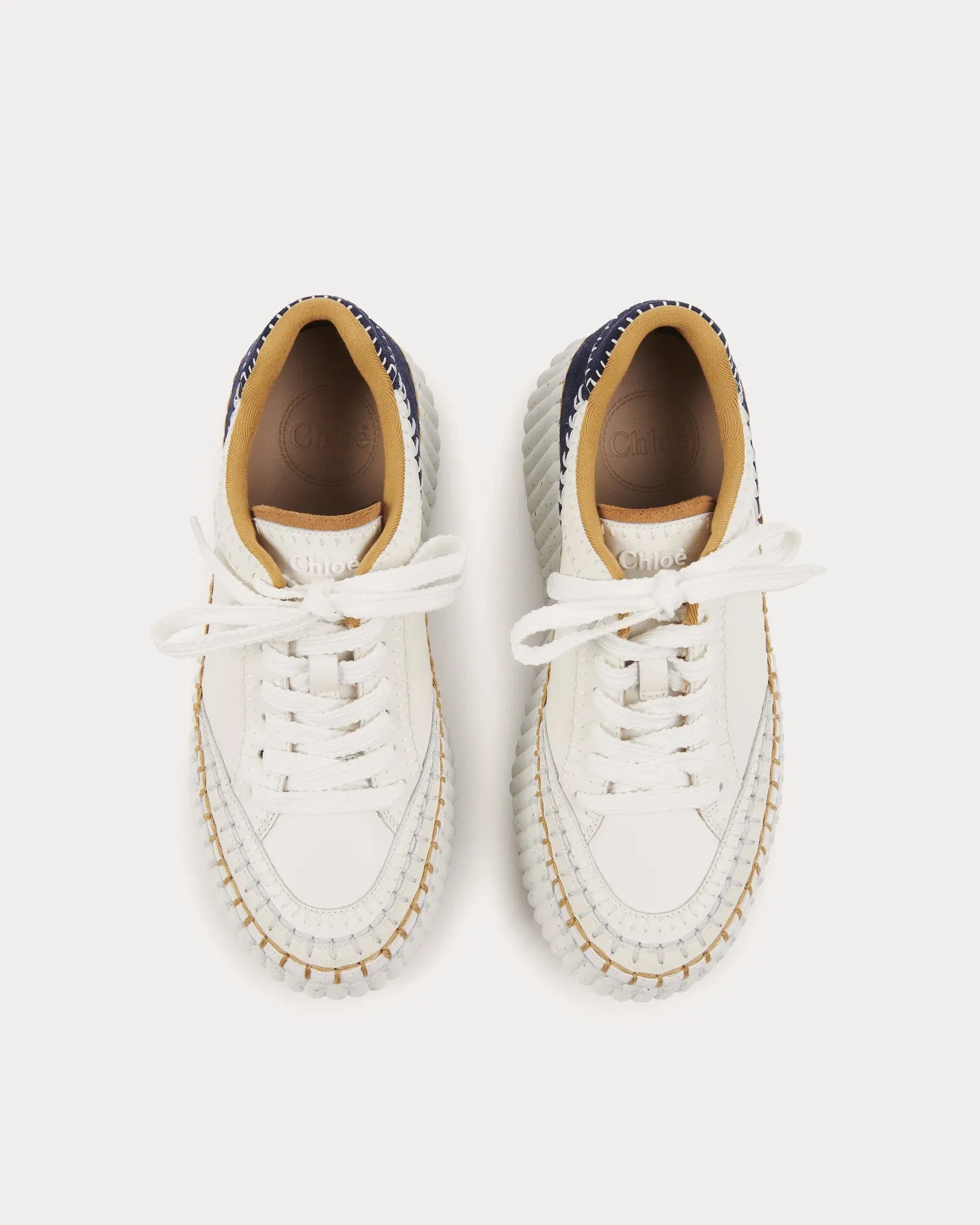 Nama Wedge Royal Navy Low Top Sneakers