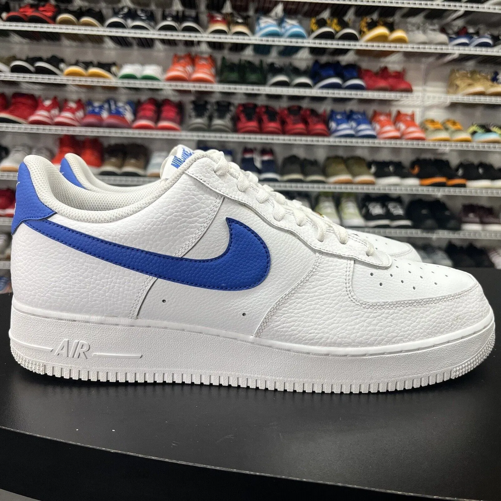 Nike Air Force 1 '07 White Game Royal Blue Sneakers Men's Size 14 DM2845 100