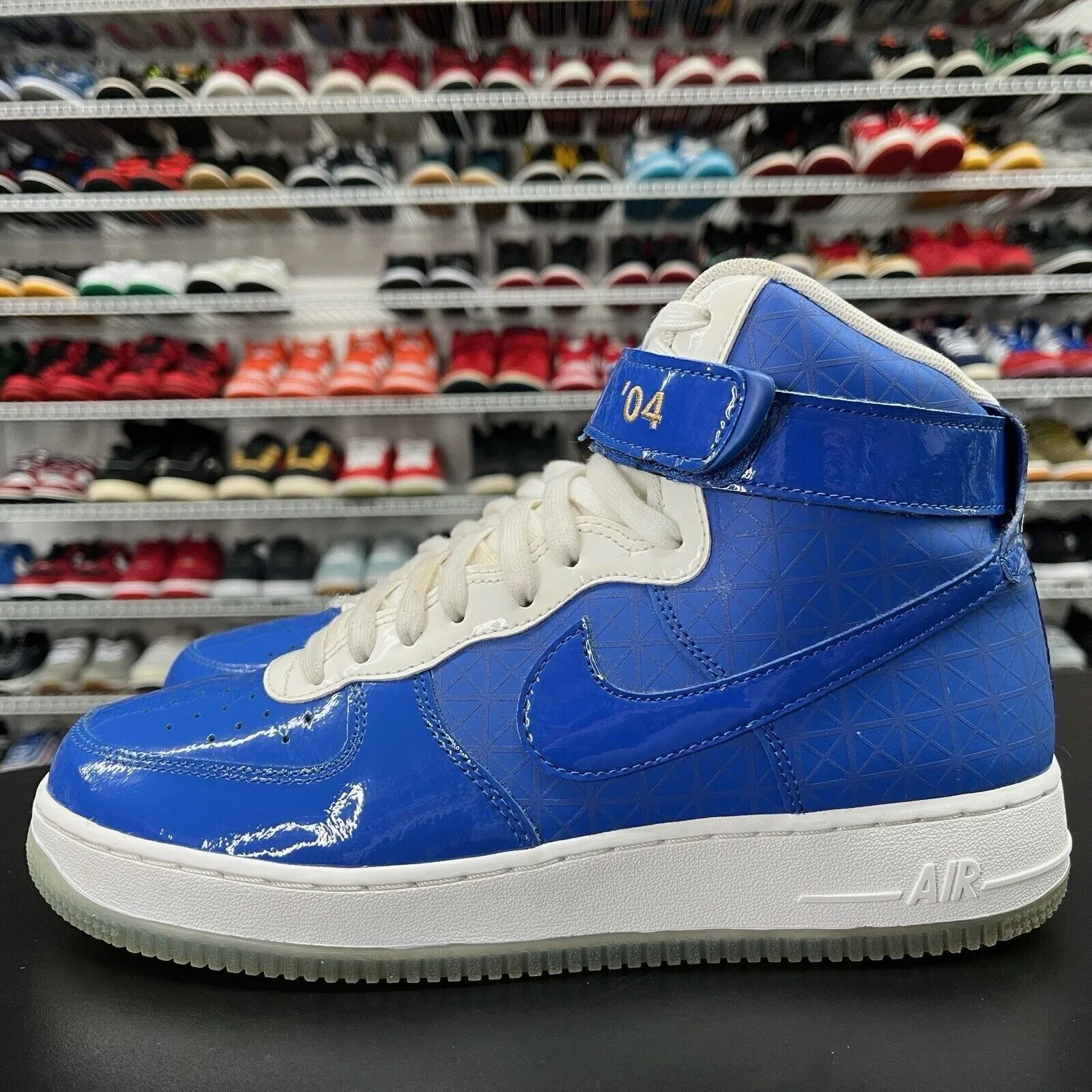 Nike Air Force 1 High Detroit Pistons NBA 2004 Finals CI9880-400 Men's Size 8.5