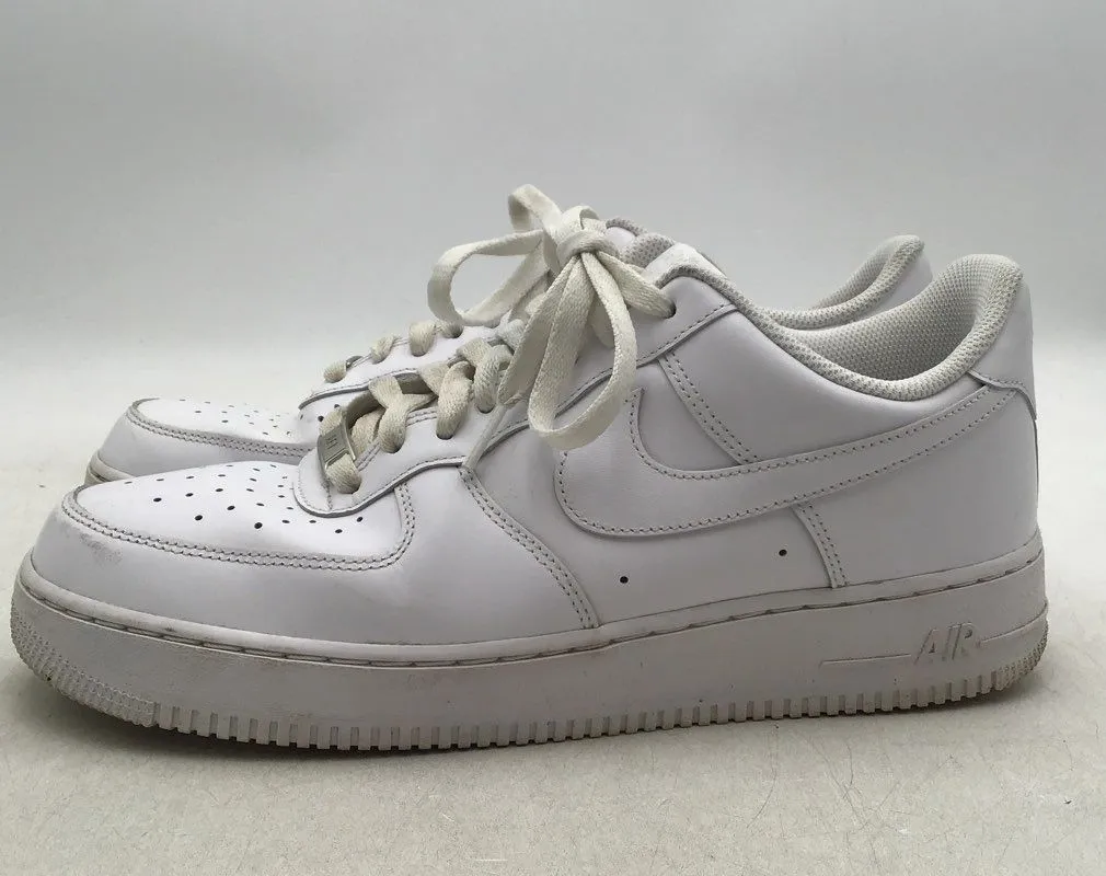Nike Men's Air Force 1 '07 CW2288-111 White Athletic Shoes - Size 11