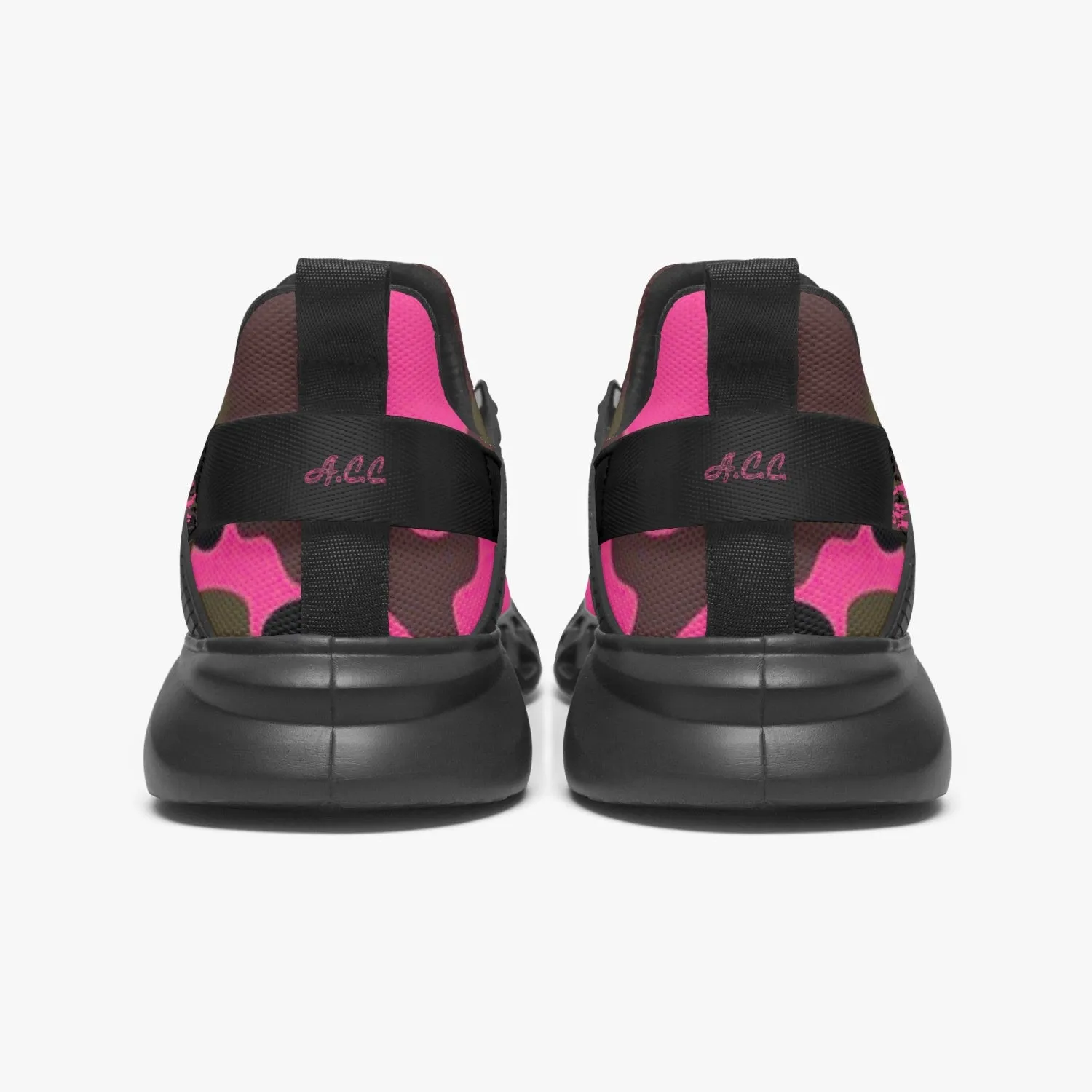 Officially Sexy Pink Army Camouflage Collection Mesh Running Shoes
