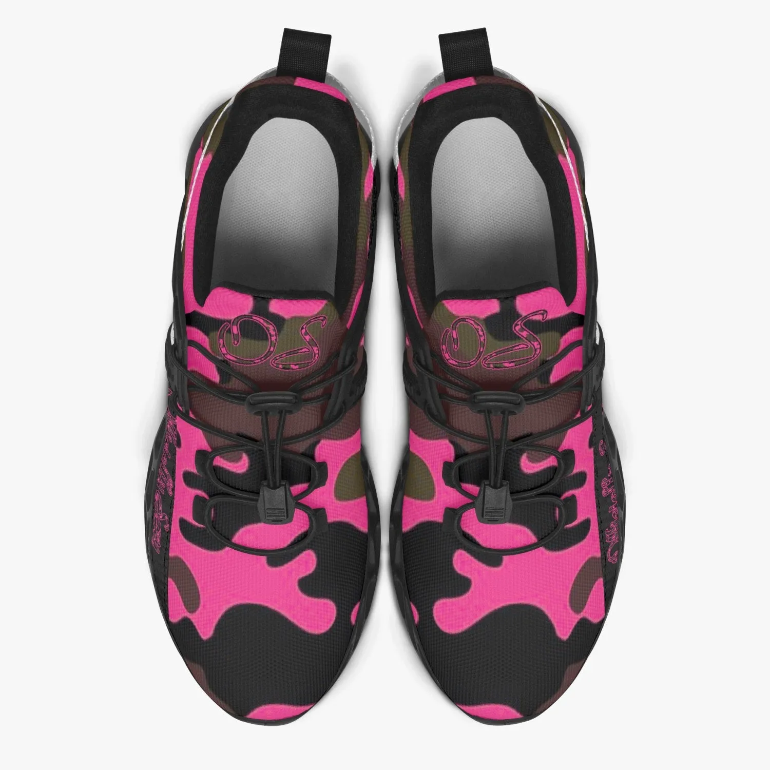 Officially Sexy Pink Army Camouflage Collection Mesh Running Shoes