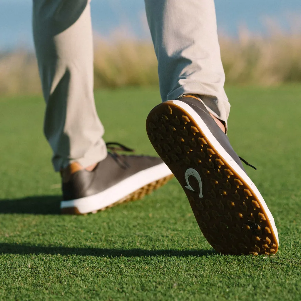 Olukai | Wai'alae Men's Leather Golf Shoes