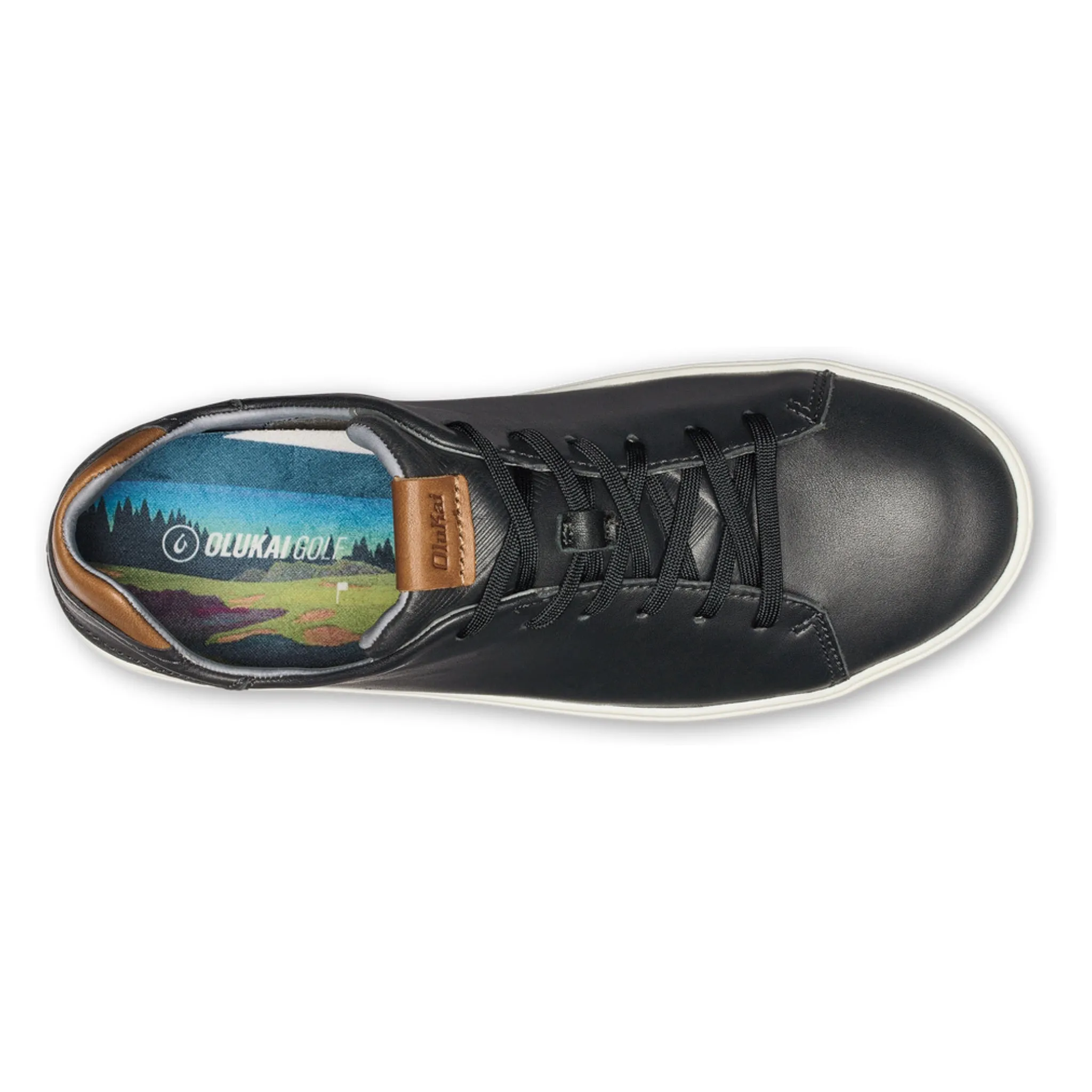 Olukai | Wai'alae Men's Leather Golf Shoes