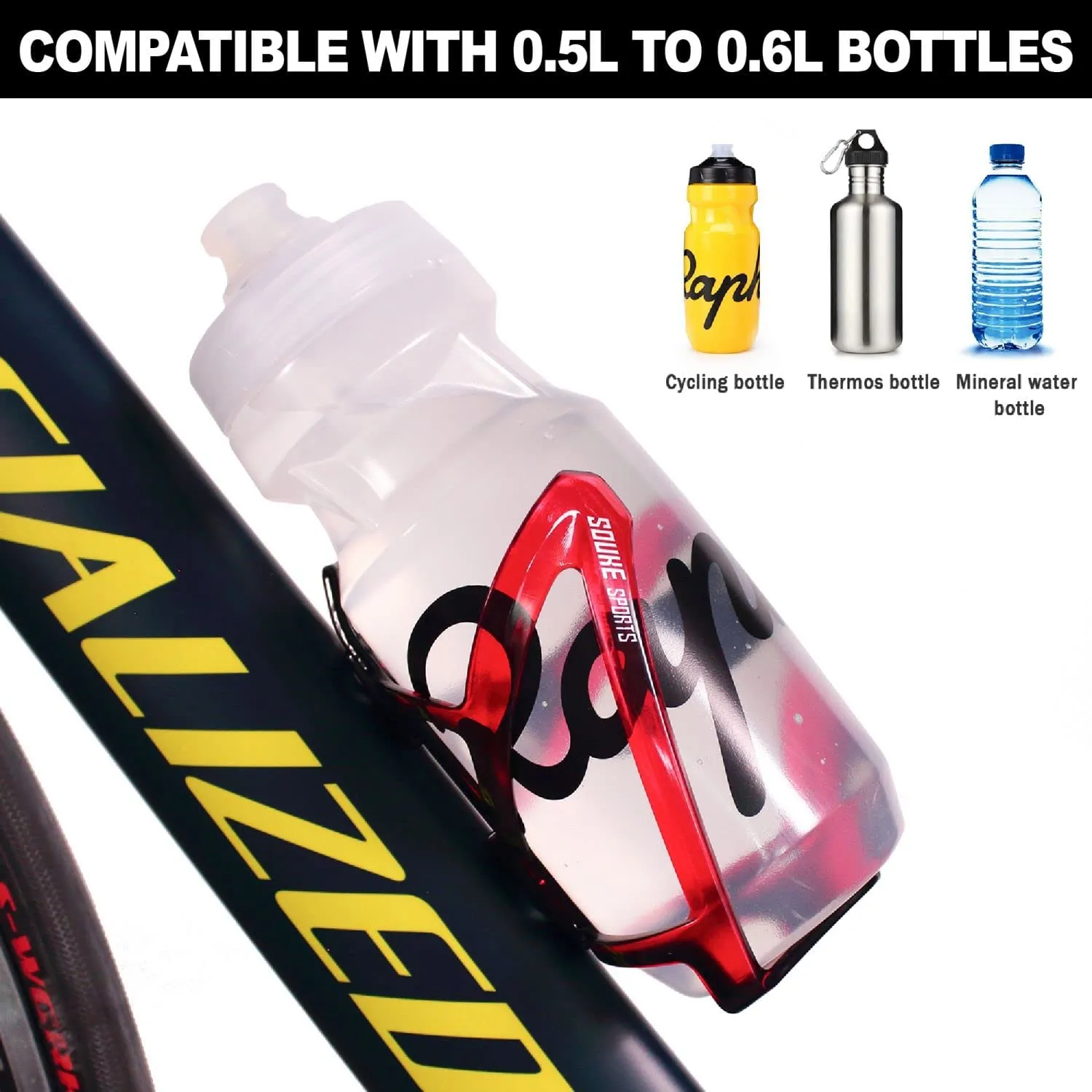 Origin 8 Pro Surge Insulated Water Bottle -Live4Bikes