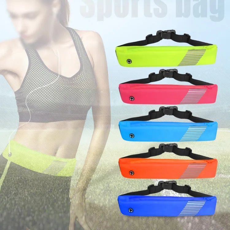 Outdoor Fitness Sports Waist Bag Multifunctional Running Invisible Close-Fitting Waist Bag(Pink)