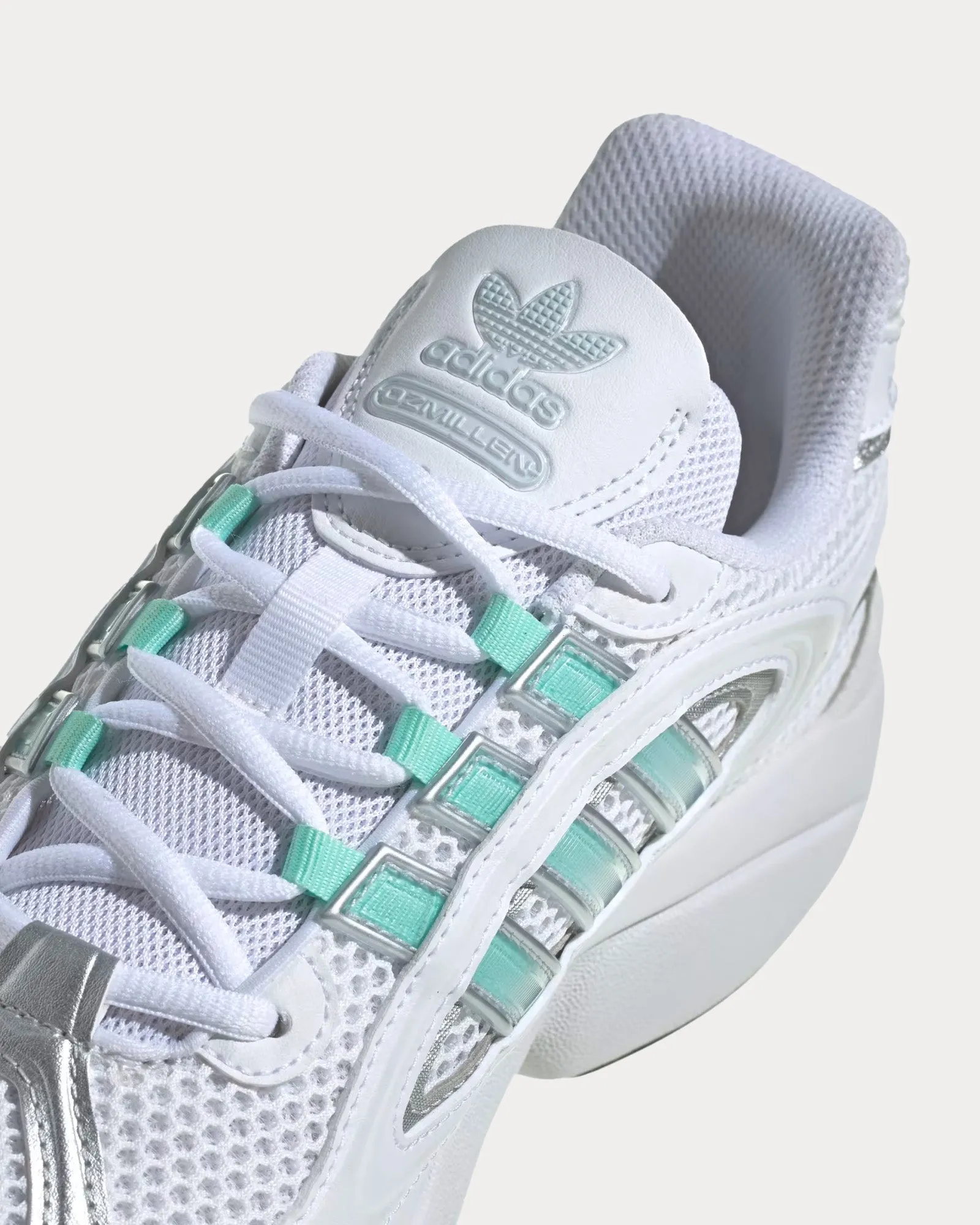 Ozmillen Cloud White / Clear Mint / Halo Blue Low Top Sneakers