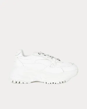 Platform White Low Top Sneakers