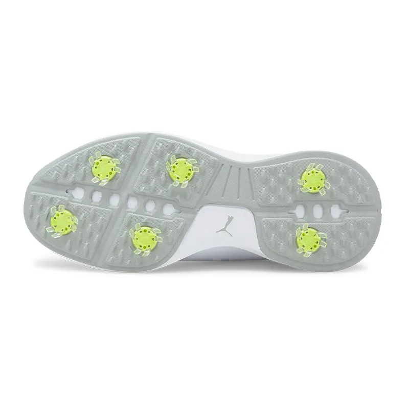 PUMA Fusion FX Tech Men's Spiked Shoes (White/Silver)