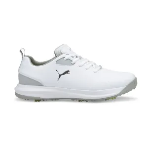 PUMA Fusion FX Tech Men's Spiked Shoes (White/Silver)