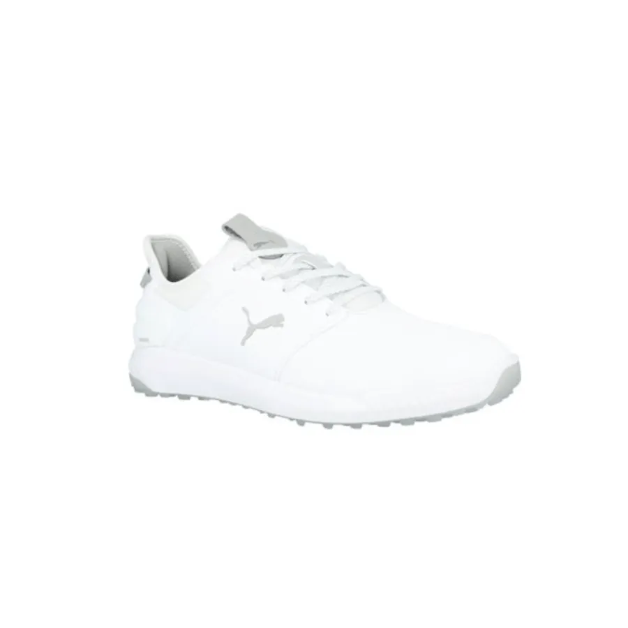 Puma Ignite Elevate Spikeless Golf Shoes - White/Silver