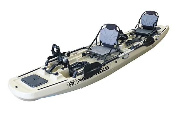 ReelYaks Rogue 14.3ft Tandem Modular Pedal Fishing Kayak