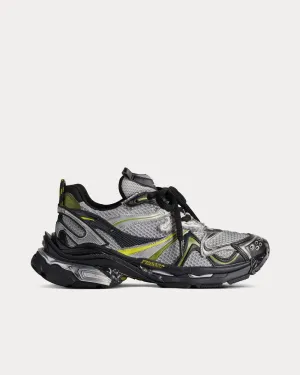 Runner 2.0 Mesh & Polyurethane Silver / Grey / Khaki / Yellow Low Top Sneakers
