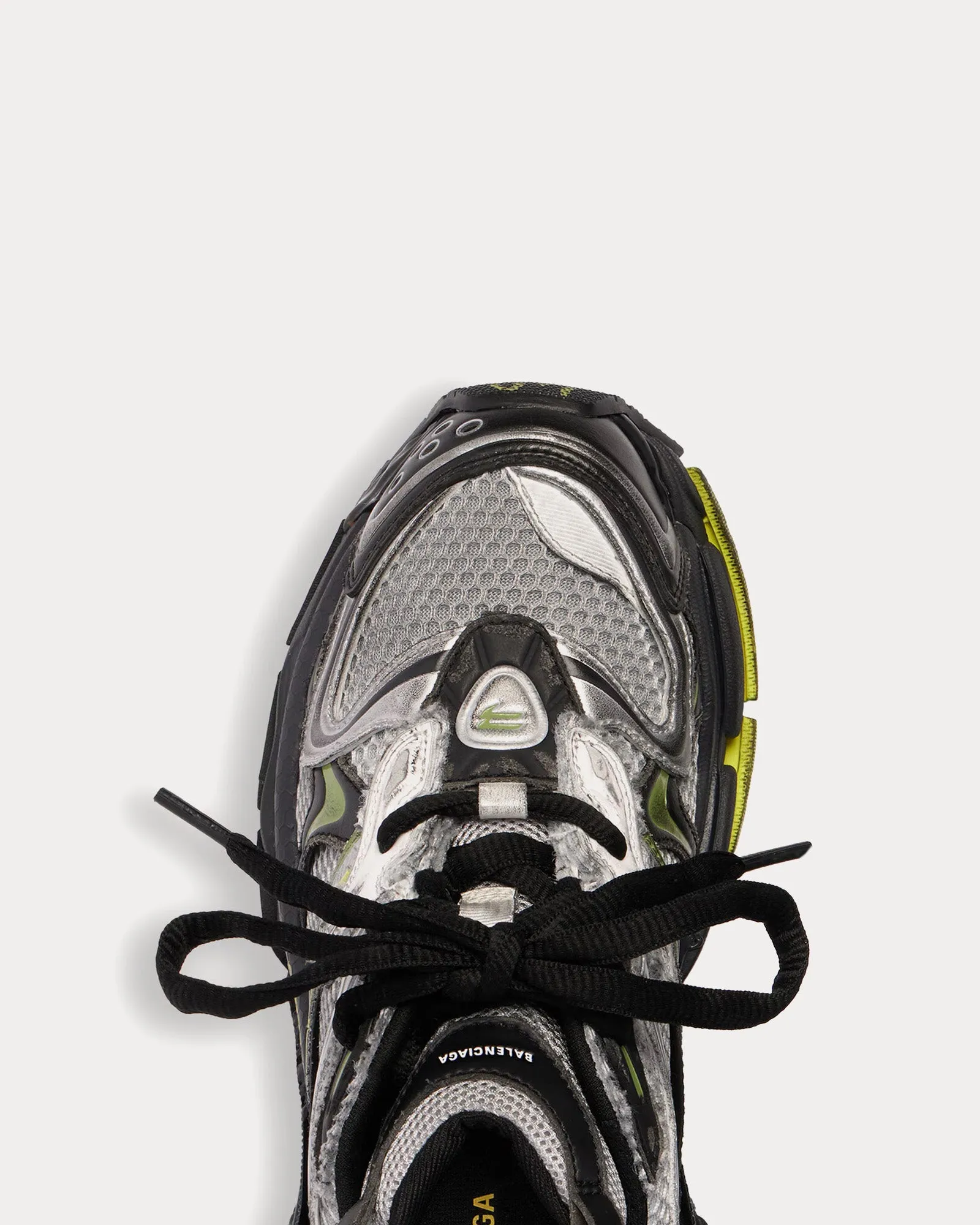 Runner 2.0 Mesh & Polyurethane Silver / Grey / Khaki / Yellow Low Top Sneakers