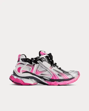 Runner Gradient White / Pink / Black Low Top Sneakers