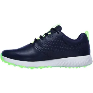 Skechers Go Golf Elite V4 Spikeless Shoes - Navy/Lime