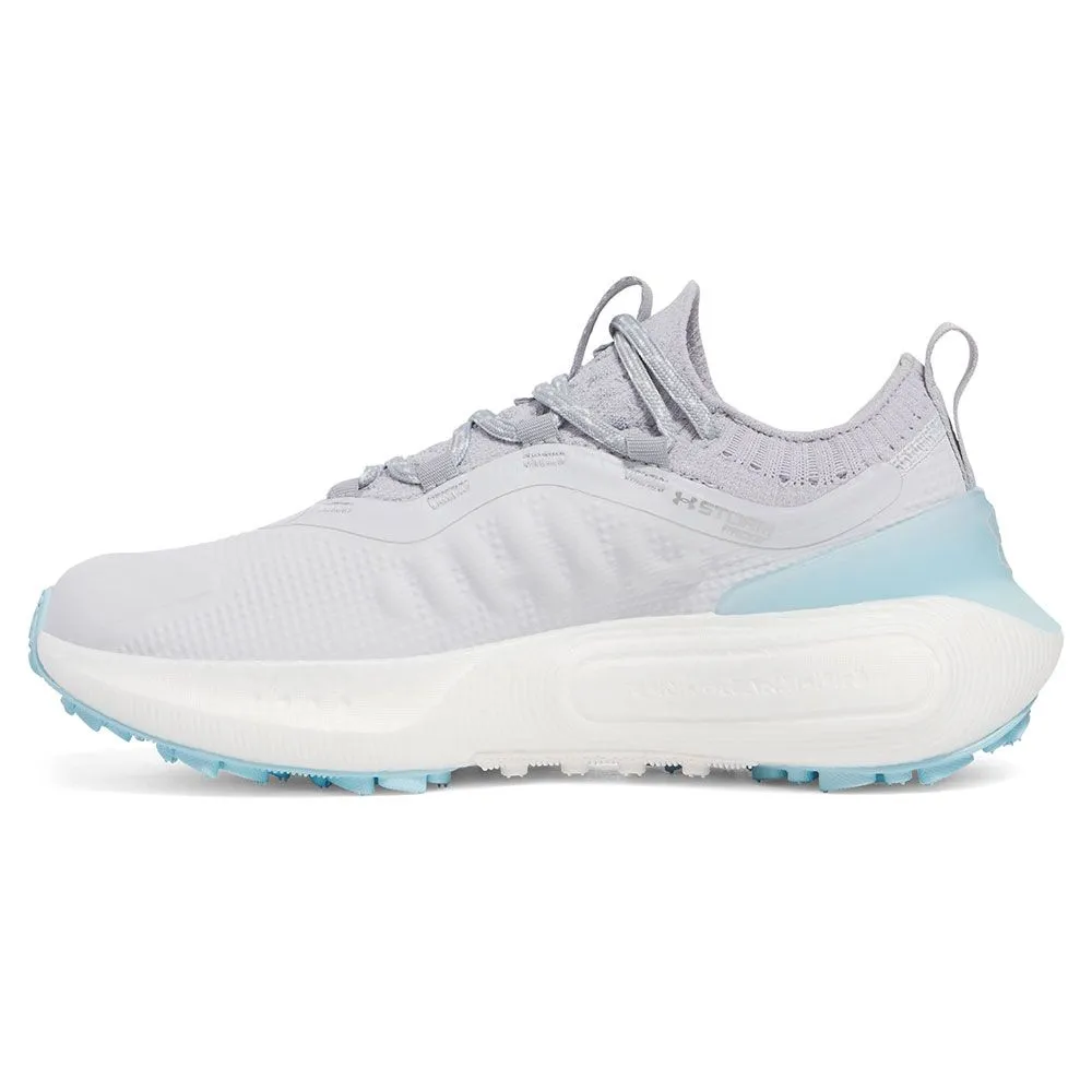 Under Armour Phantom Fore Ladies Golf Shoes - Grey/Stream Blue