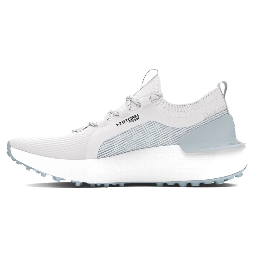 Under Armour Phantom Golf Shoes - White/White/Harbour Blue