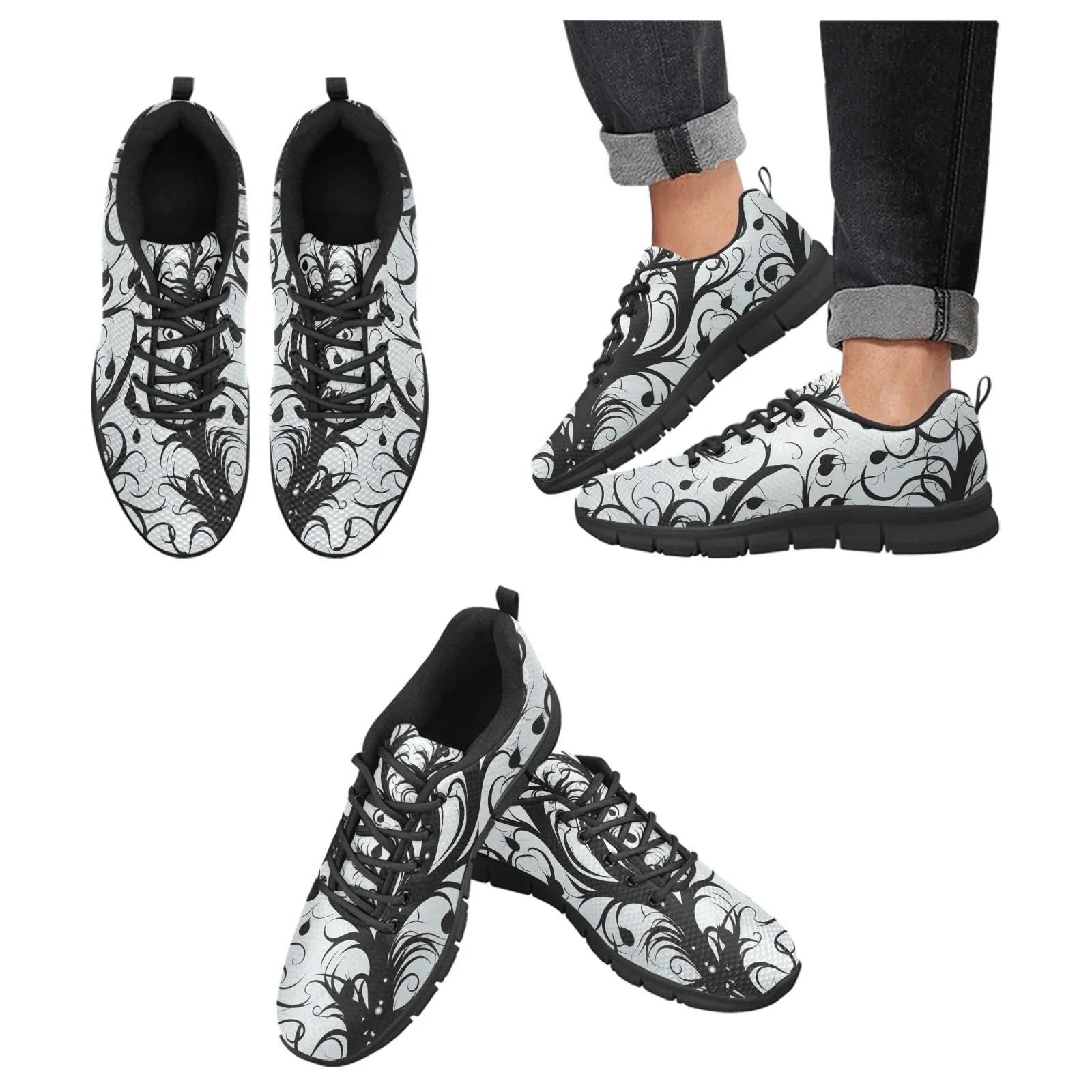 Vines Of Darkness Breathable Sneakers