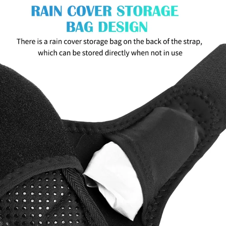 WEST BIKING Bike Cushion Cover Thick Silicone Quick Release Seat Cushion(Black)