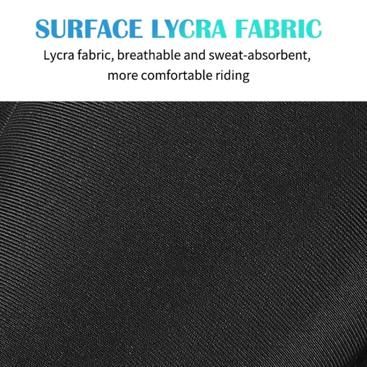 WEST BIKING Bike Cushion Cover Thick Silicone Quick Release Seat Cushion(Black)
