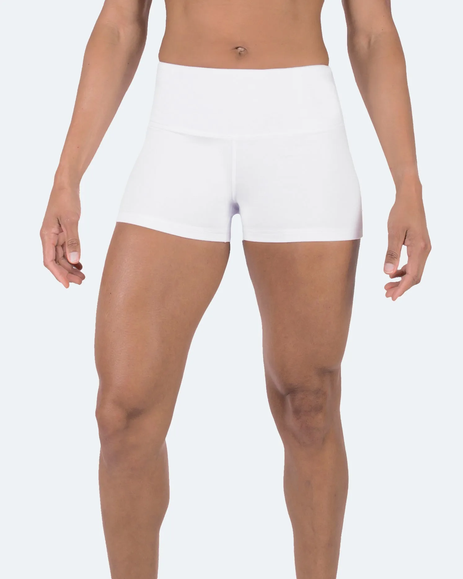 Women's 3" High Waist Yoga Shorts Tummy Control Workout Running Biker Volleyball Shorts for Women