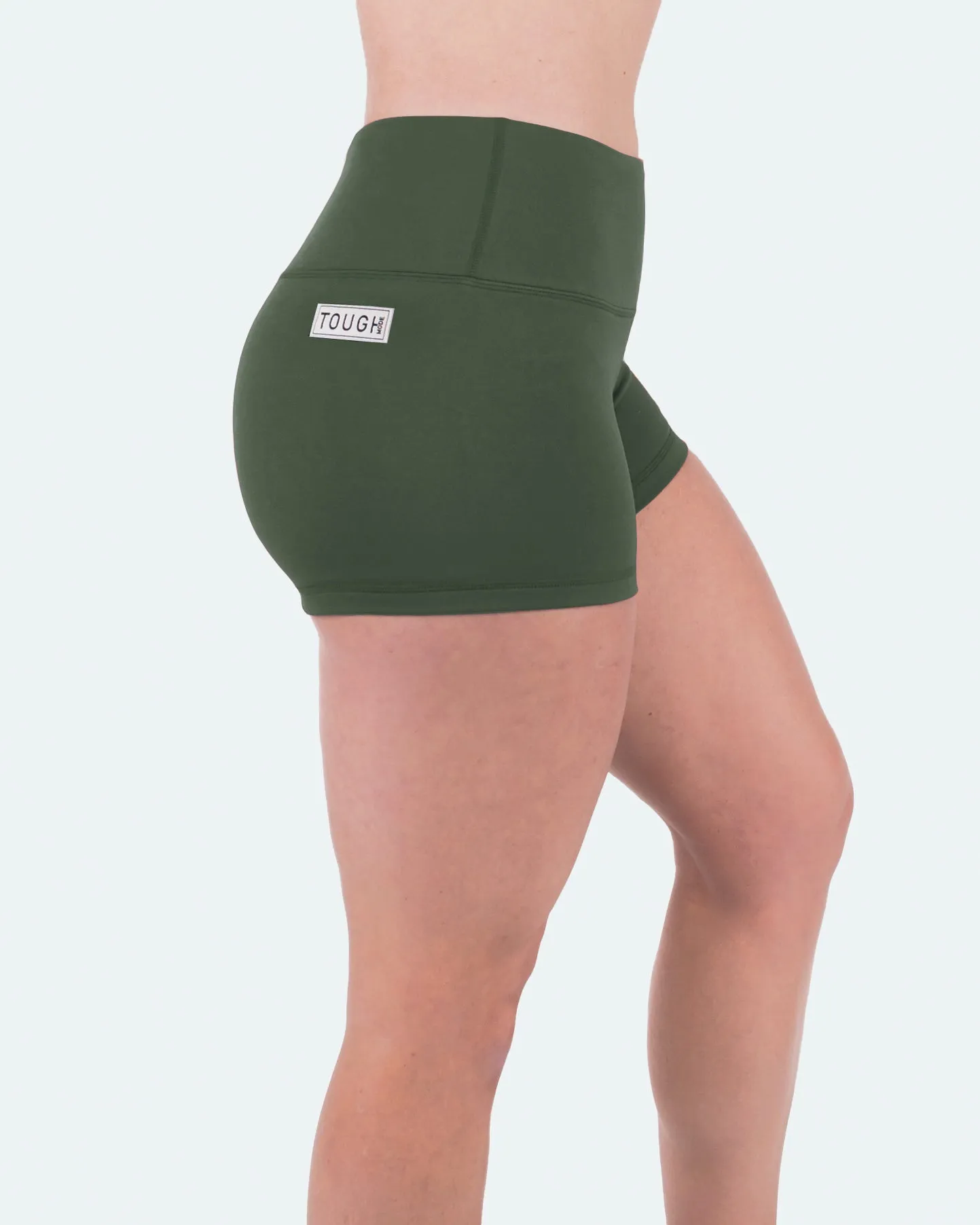 Women's 3" High Waist Yoga Shorts Tummy Control Workout Running Biker Volleyball Shorts for Women