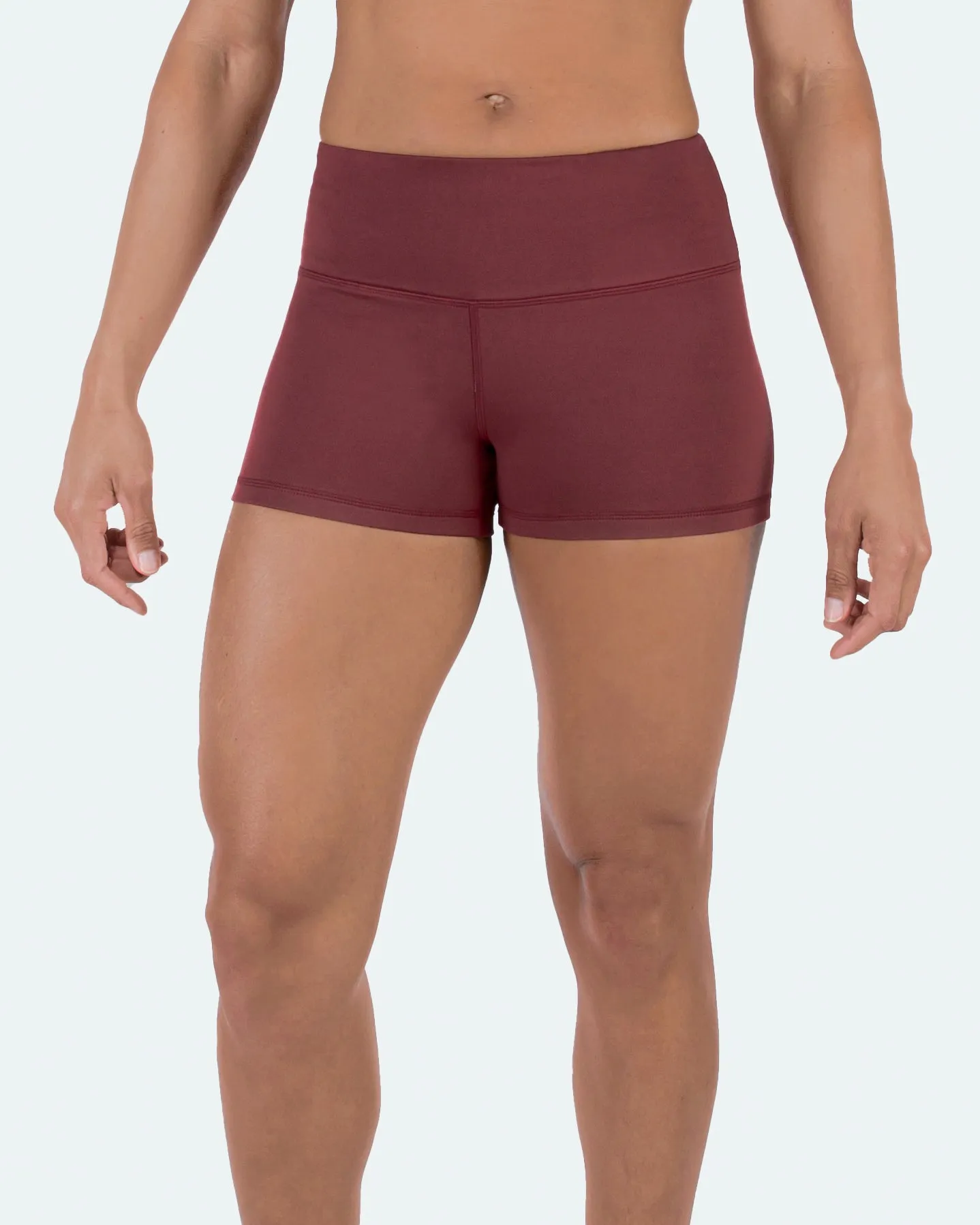 Women's 3" High Waist Yoga Shorts Tummy Control Workout Running Biker Volleyball Shorts for Women