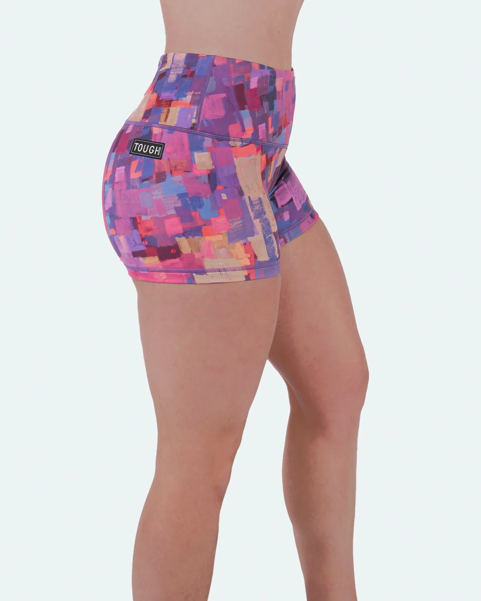 Women's 3" High Waist Yoga Shorts Tummy Control Workout Running Biker Volleyball Shorts for Women