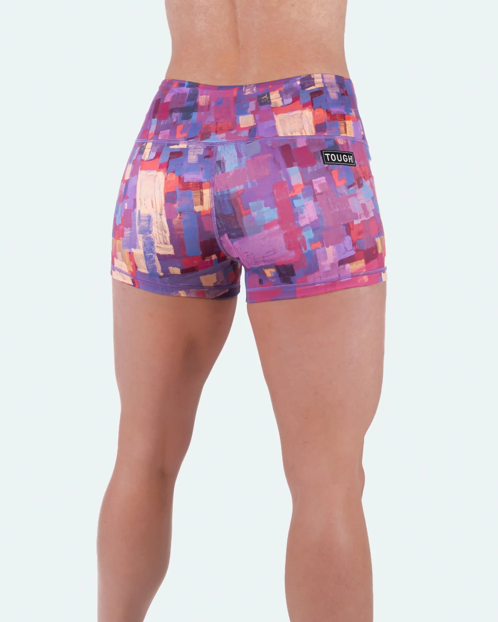 Women's 3" High Waist Yoga Shorts Tummy Control Workout Running Biker Volleyball Shorts for Women