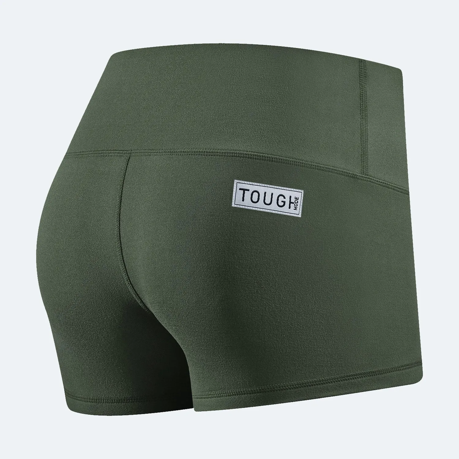 Women's 3" High Waist Yoga Shorts Tummy Control Workout Running Biker Volleyball Shorts for Women