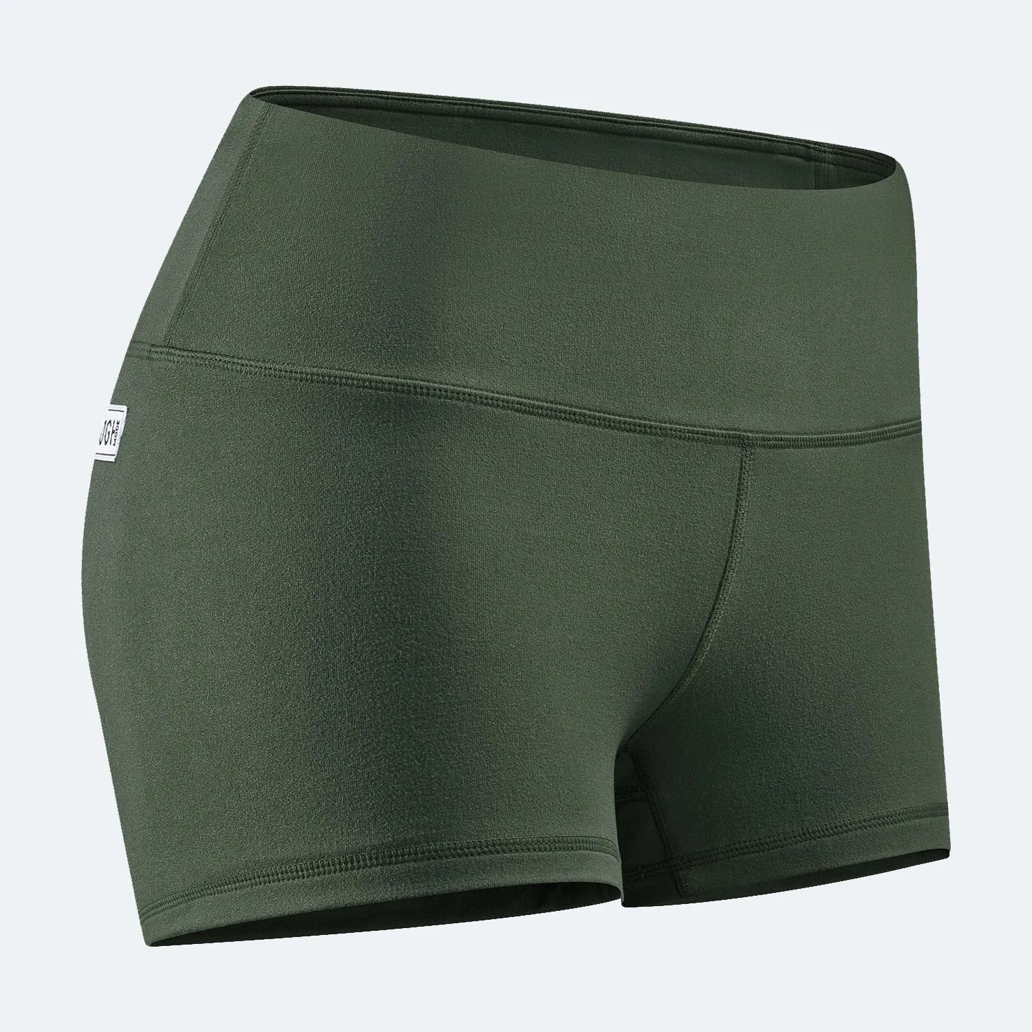 Women's 3" High Waist Yoga Shorts Tummy Control Workout Running Biker Volleyball Shorts for Women