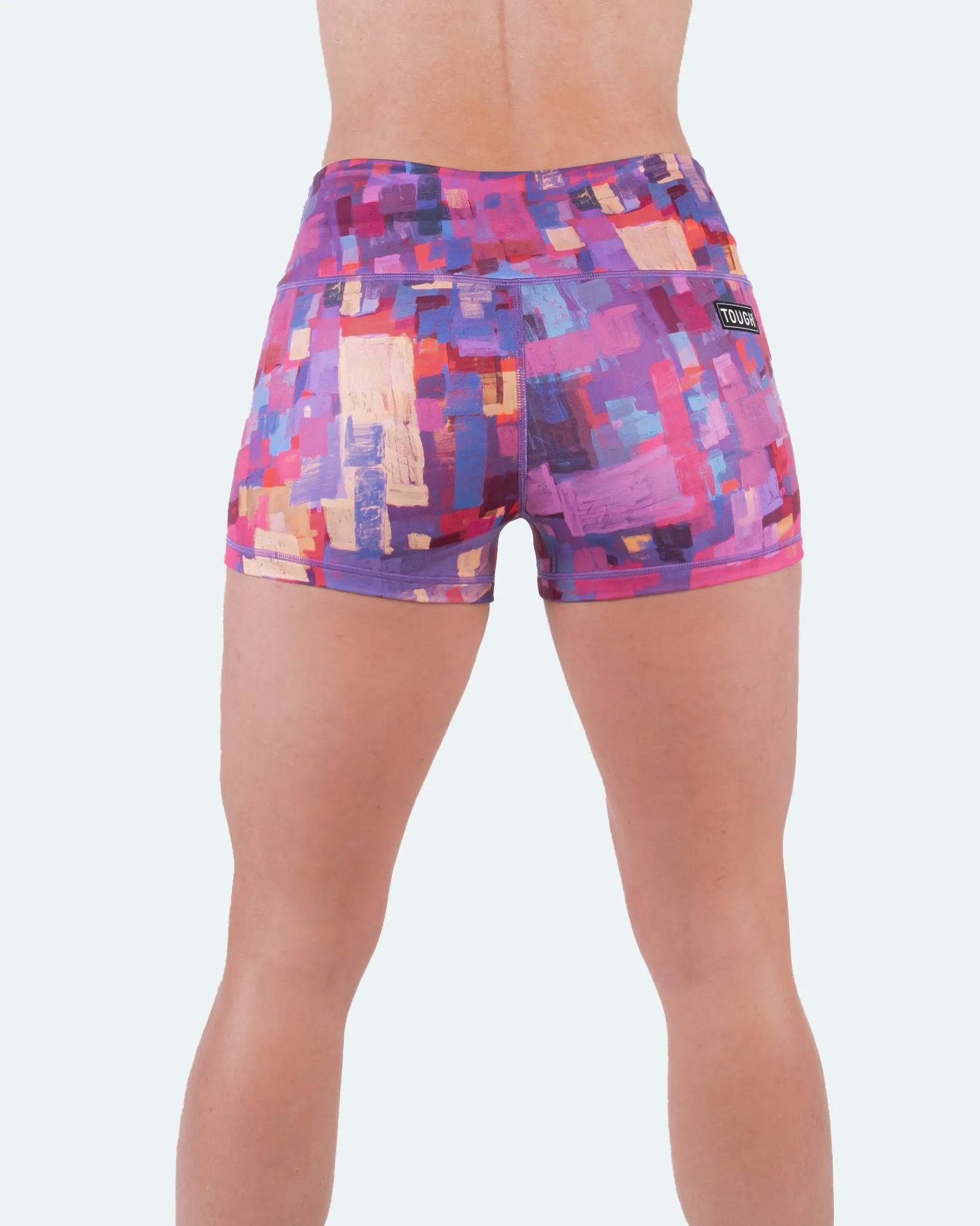 Women's 3" High Waist Yoga Shorts Tummy Control Workout Running Biker Volleyball Shorts for Women